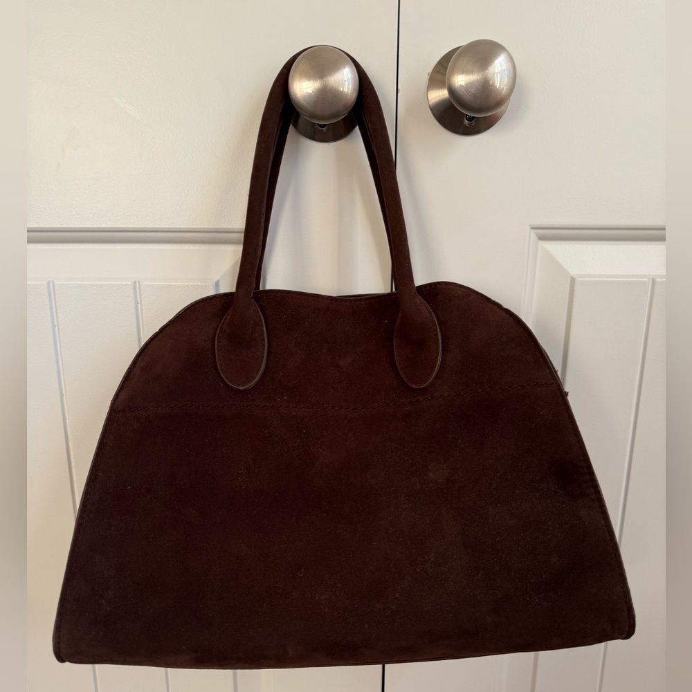 Amazon Brown Suede Women's Bag